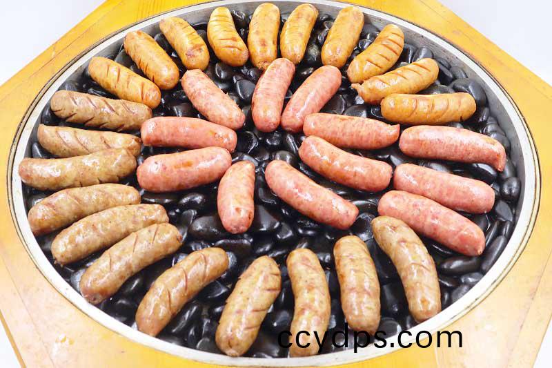 漢(han)伯(bo)尅石鍋烤腸(chang)（蔴辢(la)、原味、黑(hei)椒(jiao)）